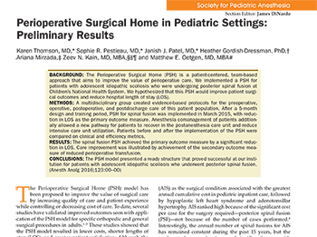 psh pediatrics